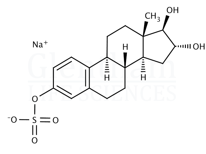 Structure for Estriol 3-sulfate sodium salt