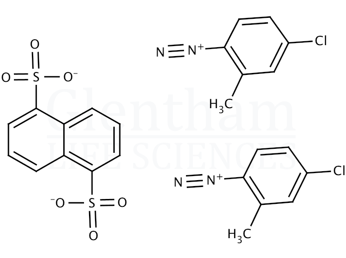Fast Red TR 1,5-naphthalenedisulfonate salt Structure