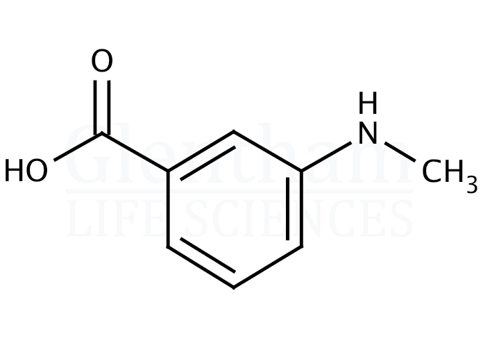 Structure for 3-(Methylamino)benzoic acid (51524-84-6)