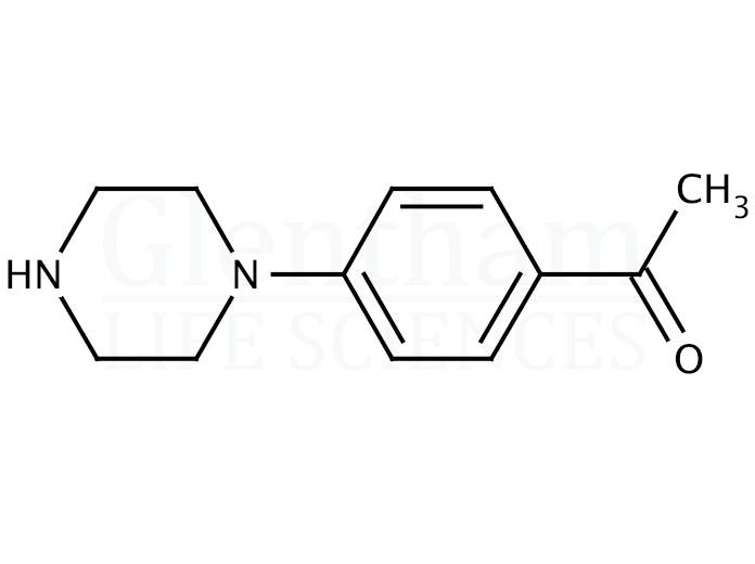 4′-Piperazinoacetophenone Structure