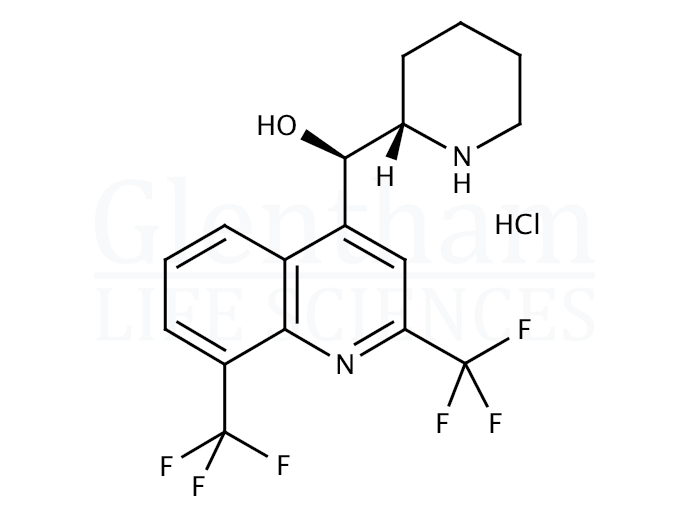 Mefloquine hydrochloride, BP, Ph. Eur., USP grade Structure