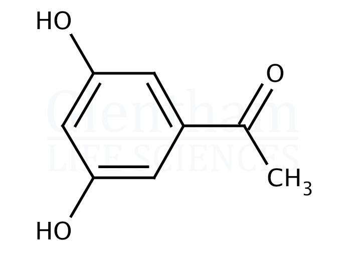 3'',5''-Dihydroxyacetophenone Structure