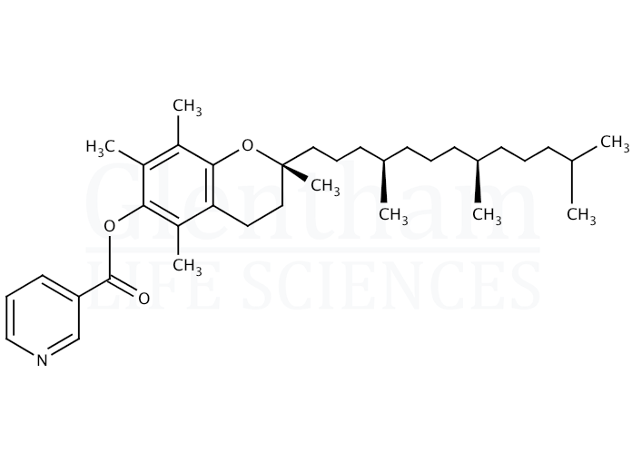 Structure for  (±)-α-Tocopherol nicotinate  (51898-34-1)