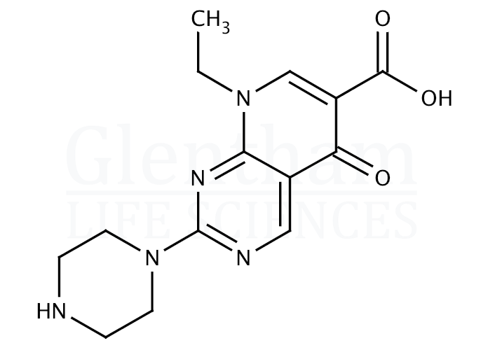 Structure for Pipemidic acid (51940-44-4)