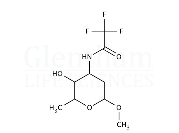 Methyl N-trifluoroacetyldaunosaminide Structure