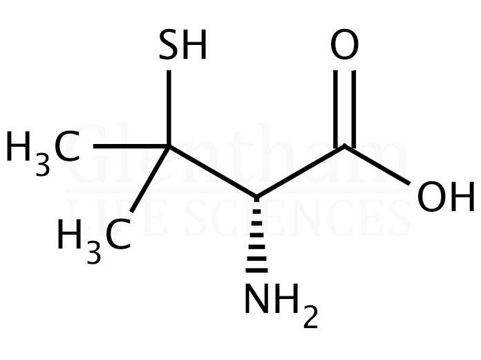 Structure for D-Penicillamine, USP grade (52-67-5)