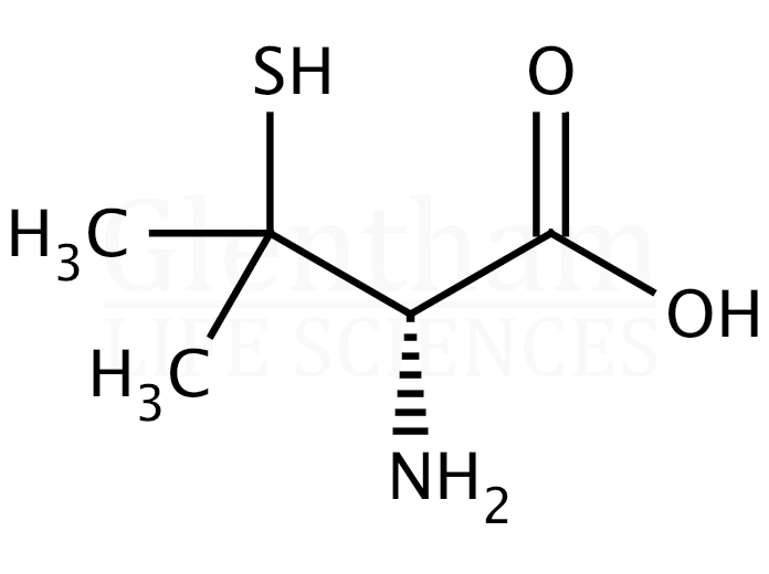 Structure for  D-Penicillamine, USP grade  (52-67-5)