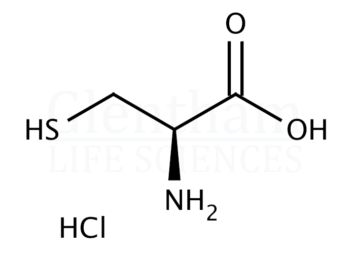 L-Cysteine hydrochloride, anhydrous Structure