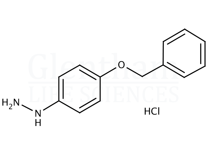 4-Benzyloxyphenylhydrazine hydrochloride Structure