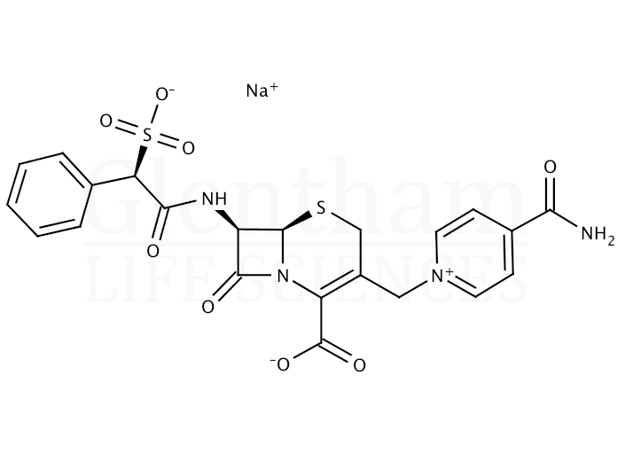 Structure for Cefsulodin sodium salt hydrate (52152-93-9)