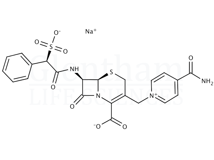 Cefsulodin sodium salt hydrate Structure