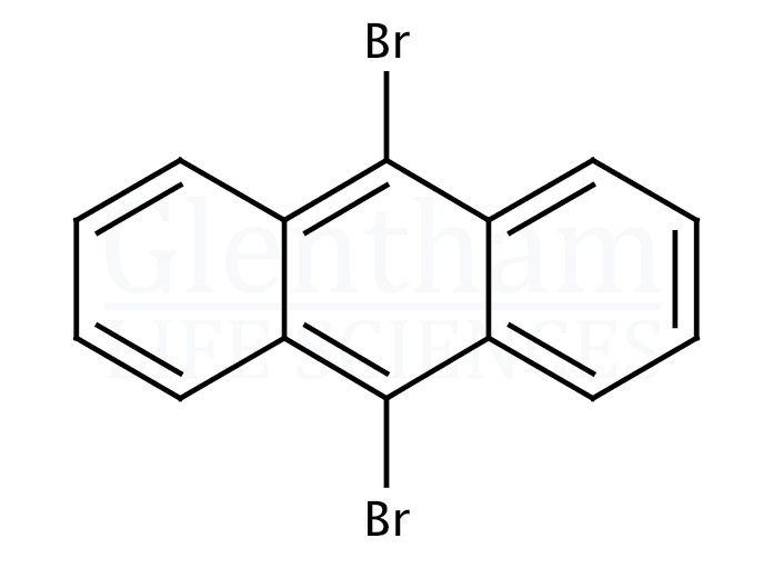 Structure for 9,10-Dibromoanthracene