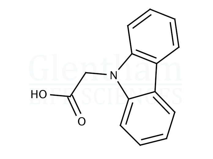 9-Carbazoleacetic acid Structure