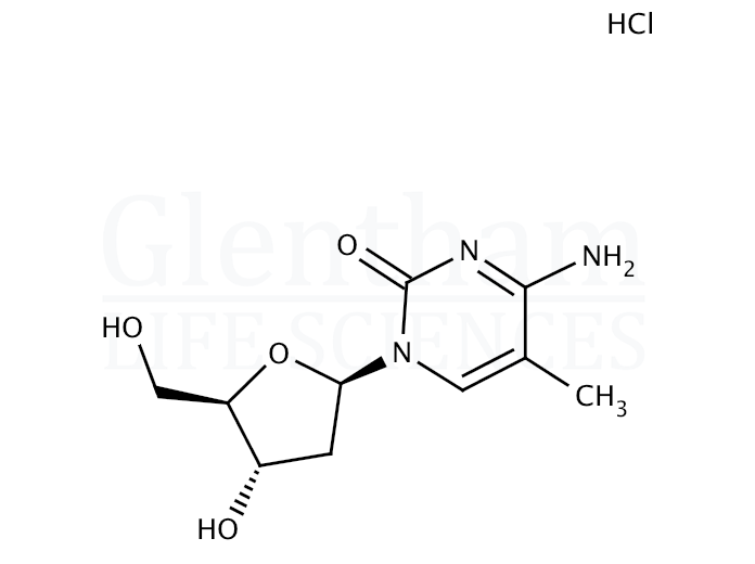 2''-Deoxy-5-methylcytidine hydrochloride Structure