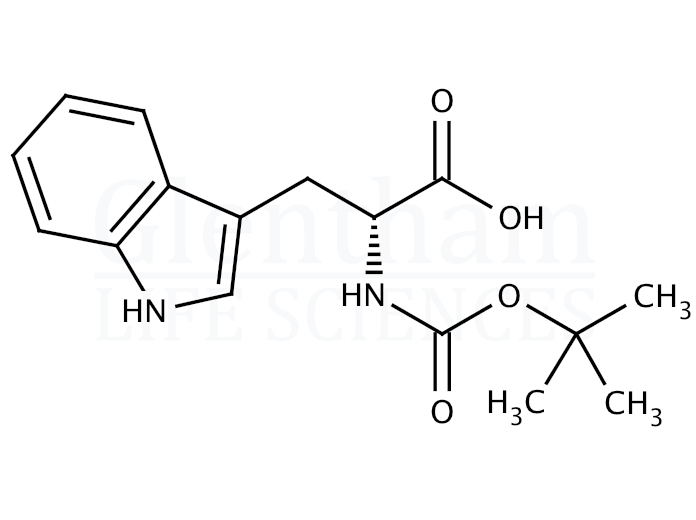 Boc-D-Trp-OH    Structure