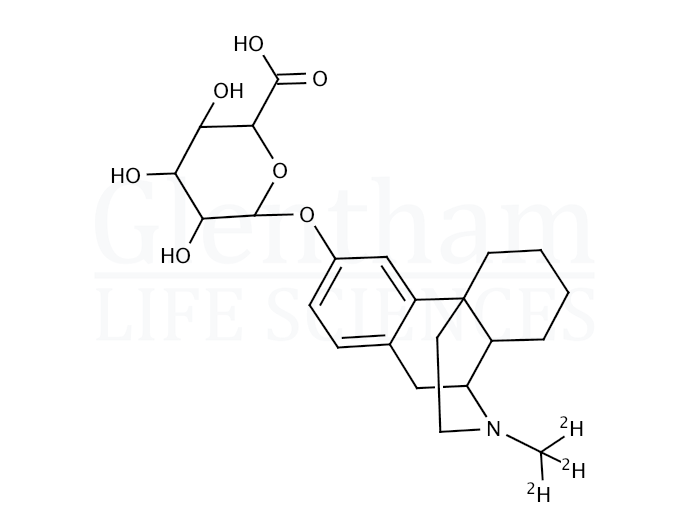 Dextrorphan O-b-D-glucuronide D3 Structure