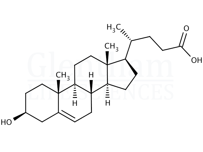 5-Cholenic acid-3β-ol Structure