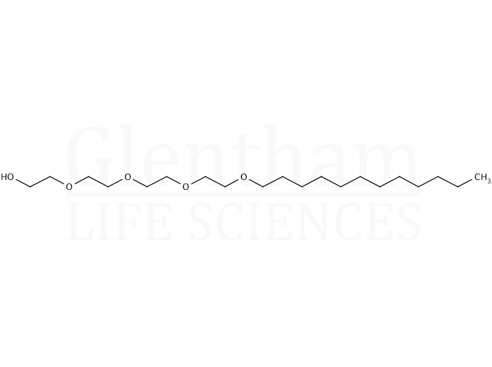 Tetraethylene glycol monododecyl ether Structure