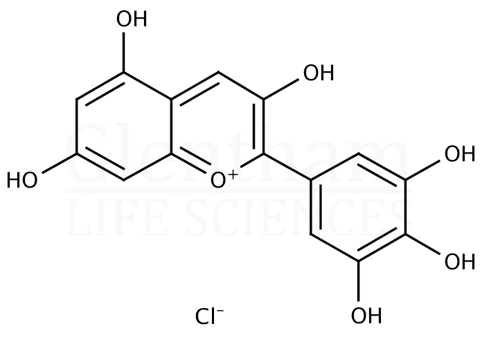 Structure for Delphinidin chloride