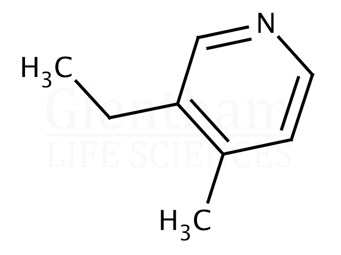 Structure for  3-Ethyl-4-methylpyridine (3-Ethyl-4-picoline)  (529-21-5)