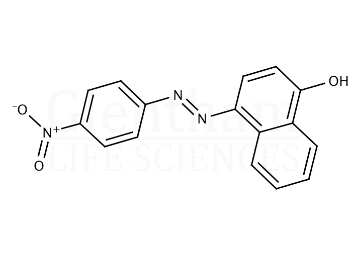 4-(4-Nitrophenylazo)-1-naphthol Structure