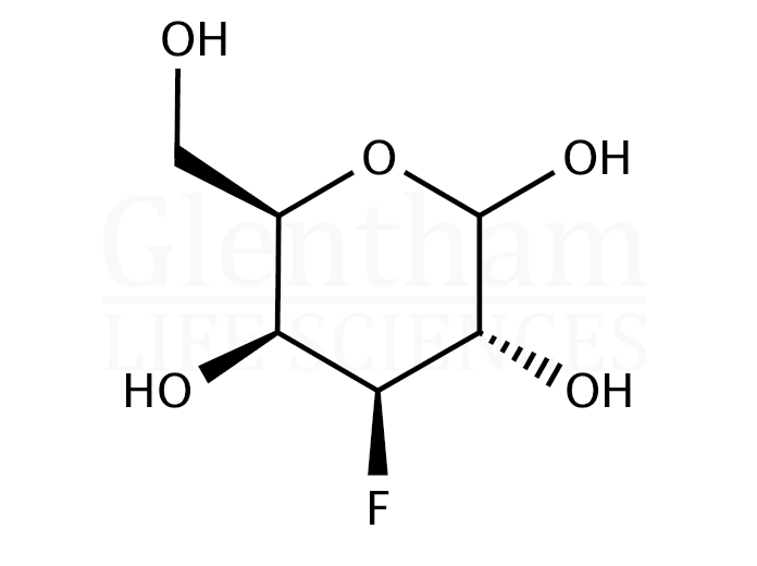3-Deoxy-3-fluoro-D-galactose Structure