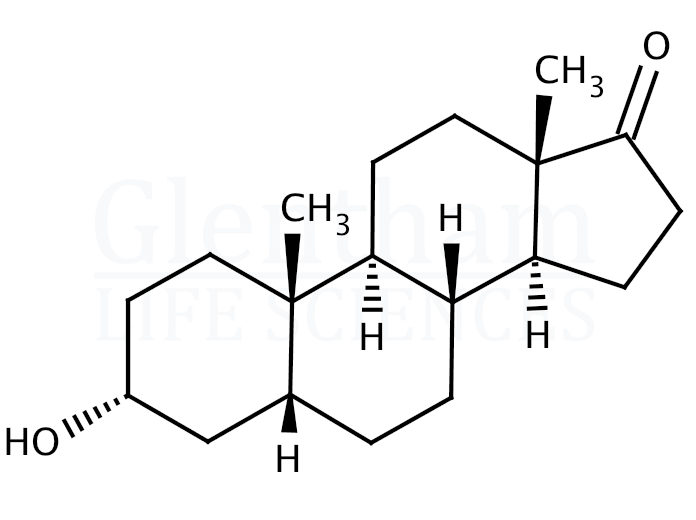 Etiocholan-3-alpha-ol-17-one Structure
