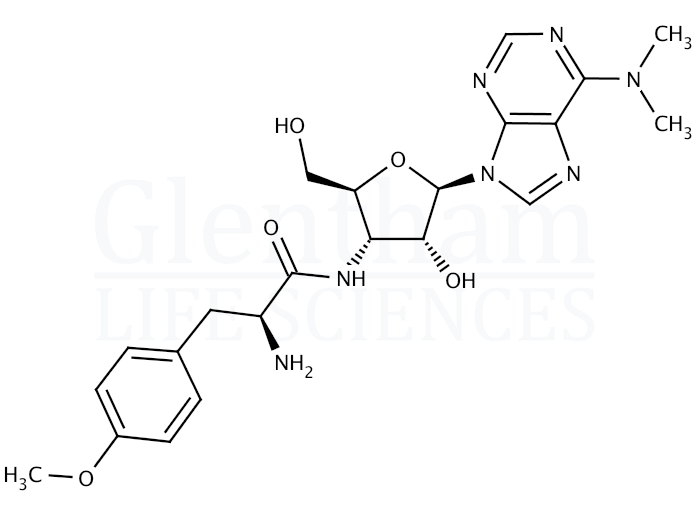 Structure for Puromycin dihydrochloride (58-58-2)