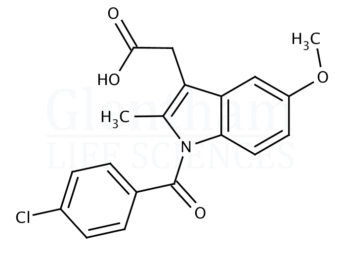 Structure for Indomethacin, BP grade (53-86-1)