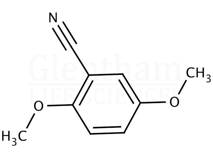 2,5-Dimethoxybenzonitrile Structure