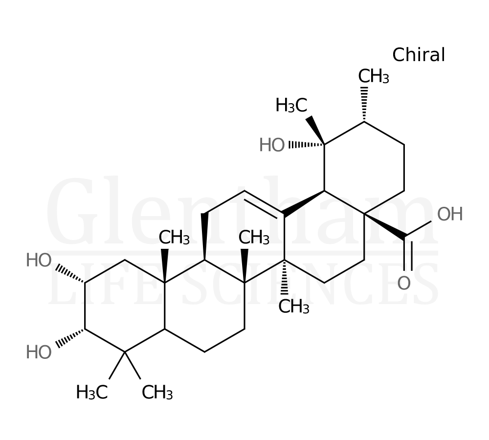 Structure for  Euscaphic acid  (53155-25-2)