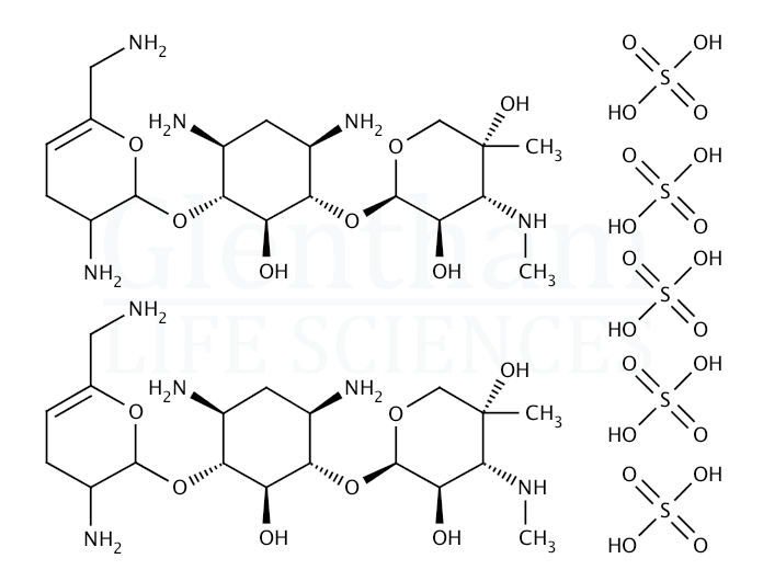 Structure for Sisomicin sulfate salt (53179-09-2)