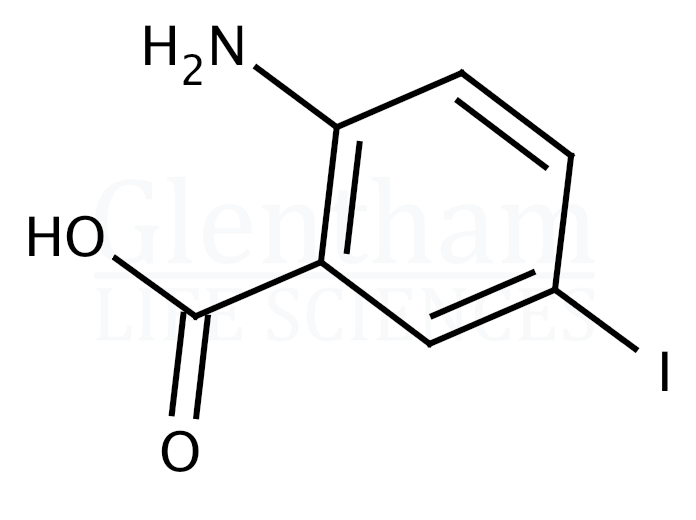 2-Amino-5-iodobenzoic acid Structure