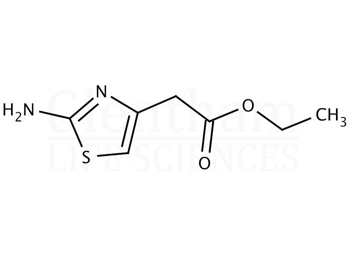 Ethyl 2-(2-aminothiazol-4-yl)acetate Structure