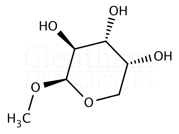 Methyl b-D-arabinopyranoside Structure