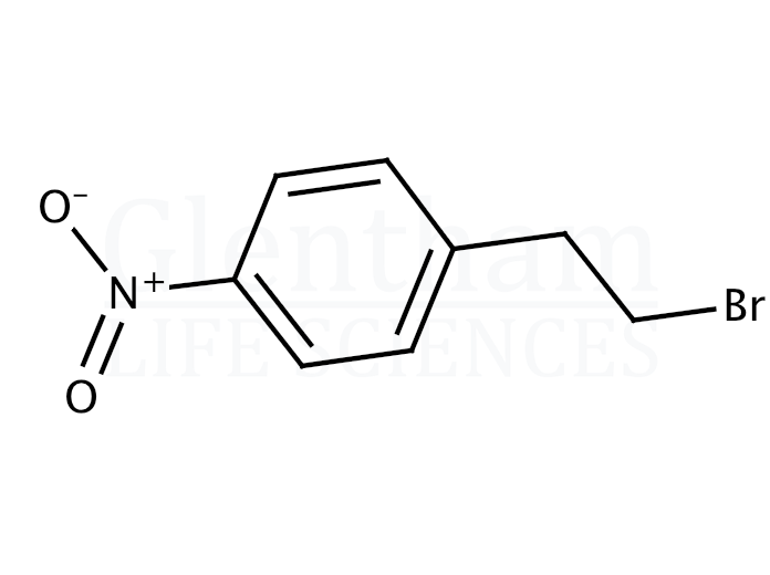 Structure for  4-Nitrophenethyl bromide  (5339-26-4)