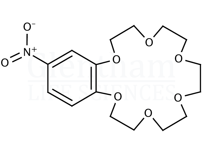 Nitrobenzo-18-Crown-6 Structure