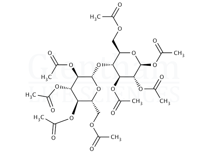 D-Cellobiose octaacetate Structure