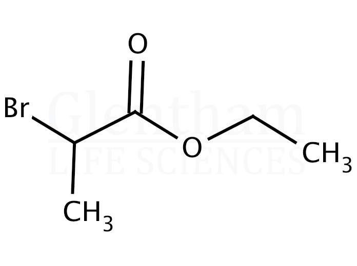 Ethyl-2-bromopropionate Structure