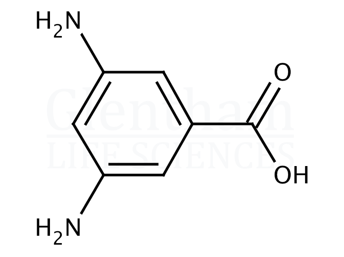 3,5-Diaminobenzoic acid  Structure