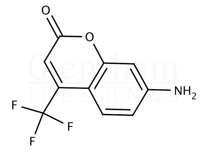 7-Amino-4-trifluoromethylcoumarin Structure