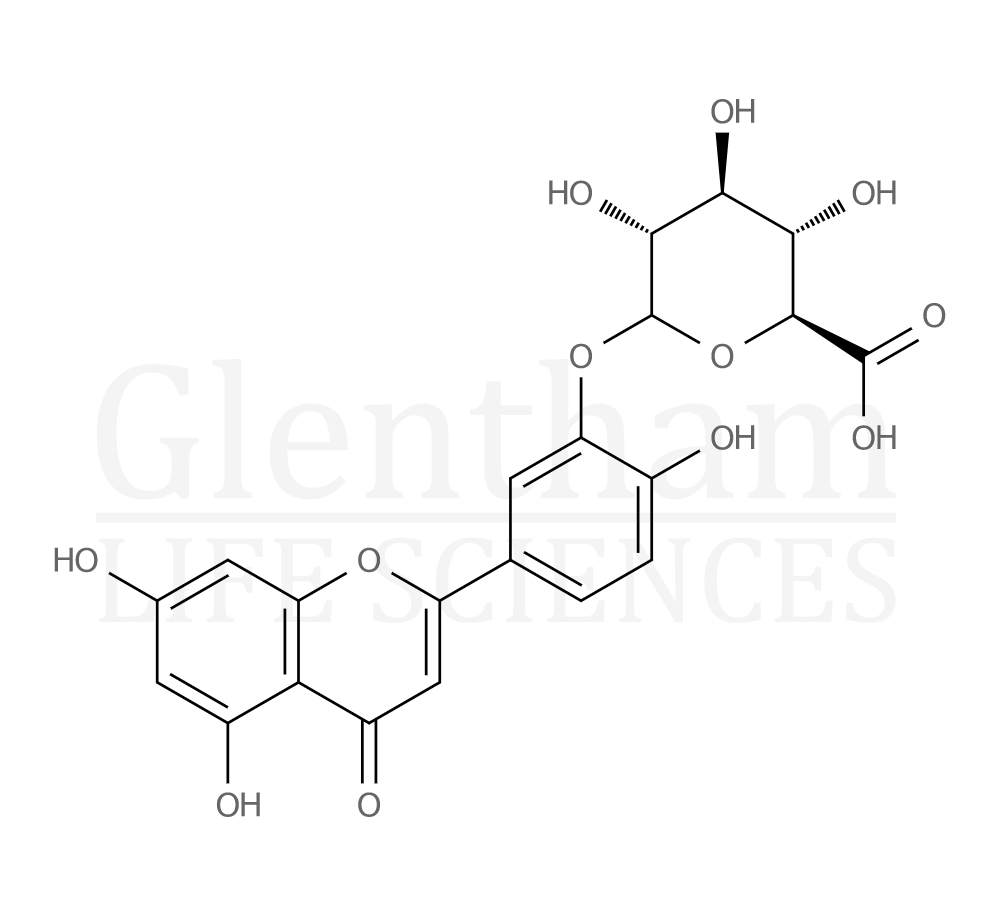 Luteolin-3''-D-glucuronide Structure