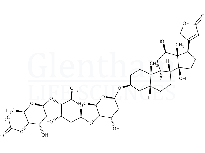 Structure for b-Acetyl digoxin