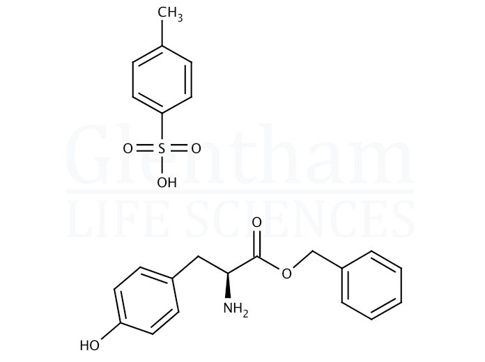 L-Tyrosine benzyl ester p-toluenesulfonate salt Structure