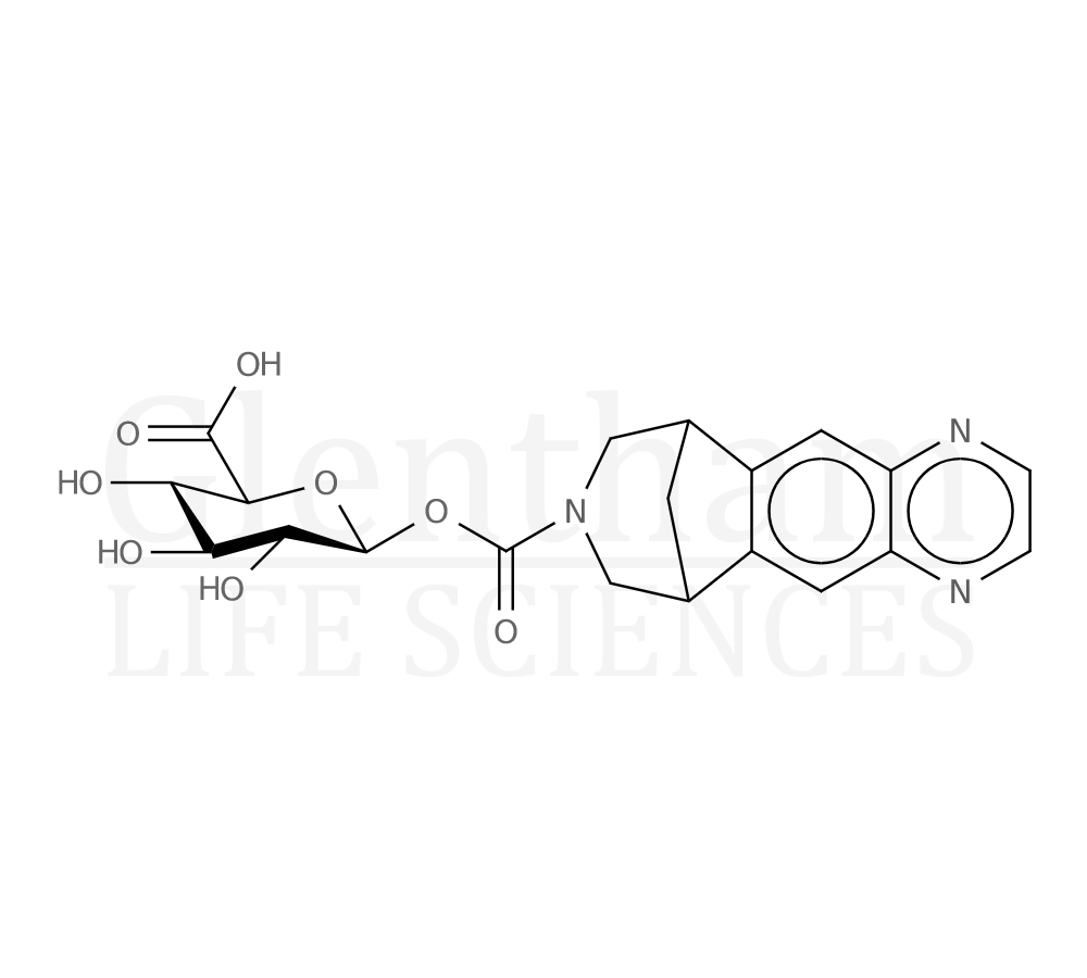 Varenicline carbamoyl b-D-glucuronide Structure