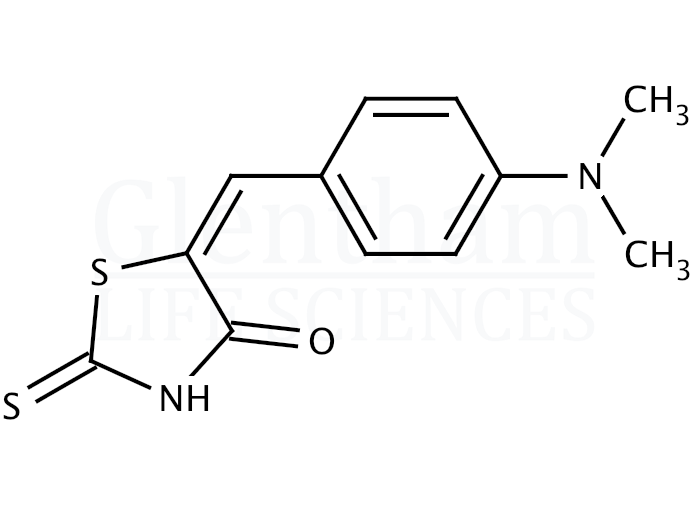 5-(4-Dimethylaminobenzylidene)rhodanine Structure