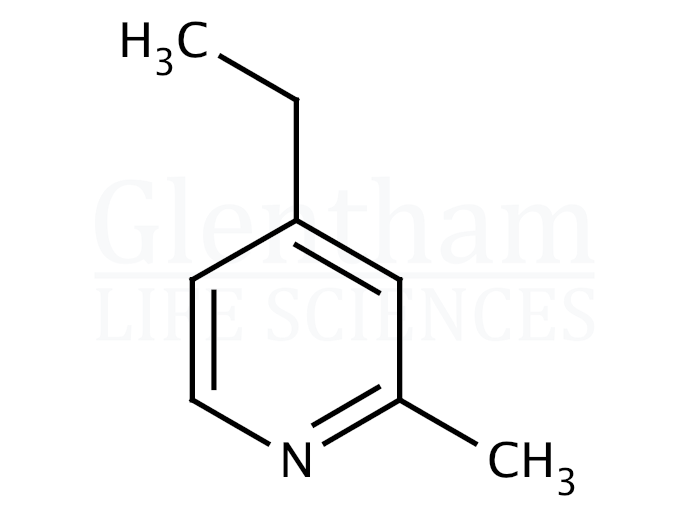 4-Ethyl-2-methylpyridine (4-Ethyl-2-picoline) Structure