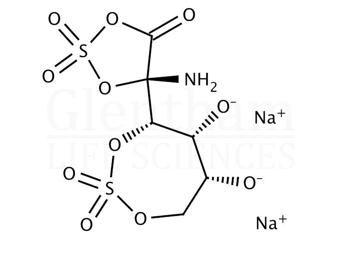 D-Glucosamine-3,6-di-O-sulphate sodium salt Structure