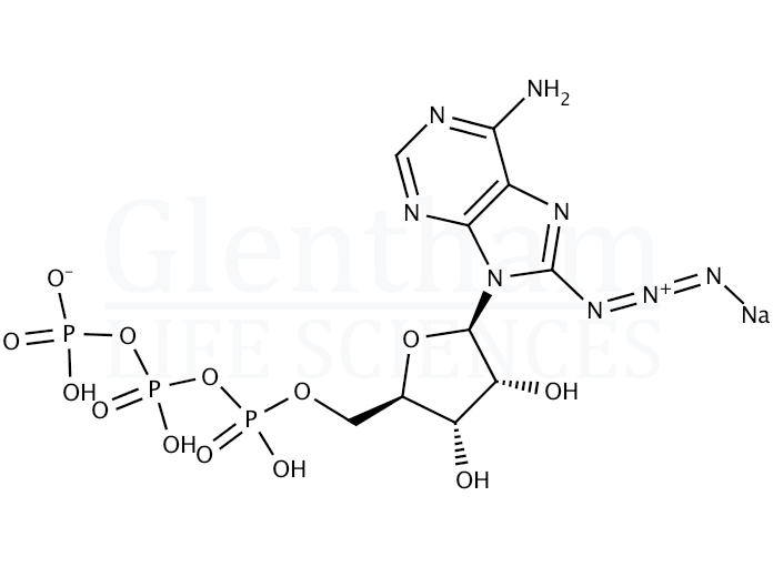 Structure for 8-Azidoadenosine 5''-triphosphate sodium salt - 10mM aqueous solution