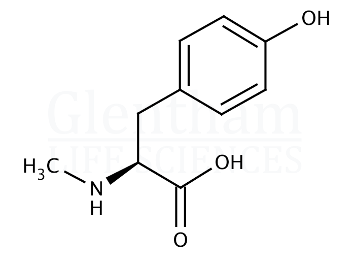 N-Methyl-L-tyrosine Structure